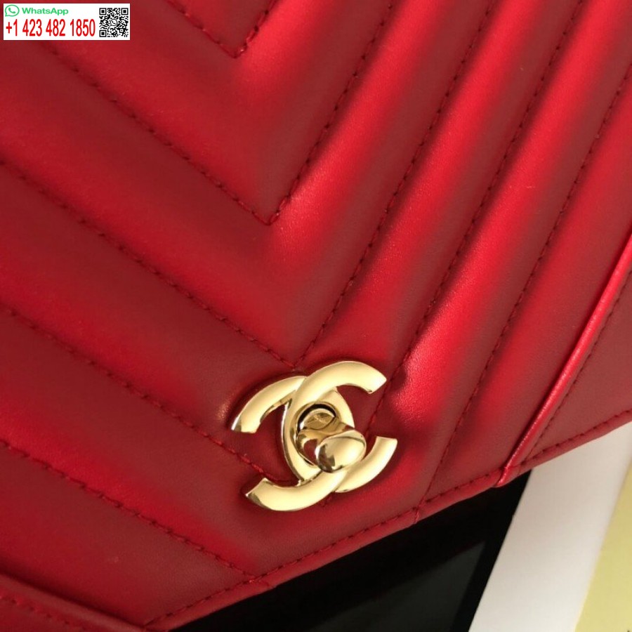 Replica Borsa Chanel Mini Patta In Pelle Di Vitello Economica A91586