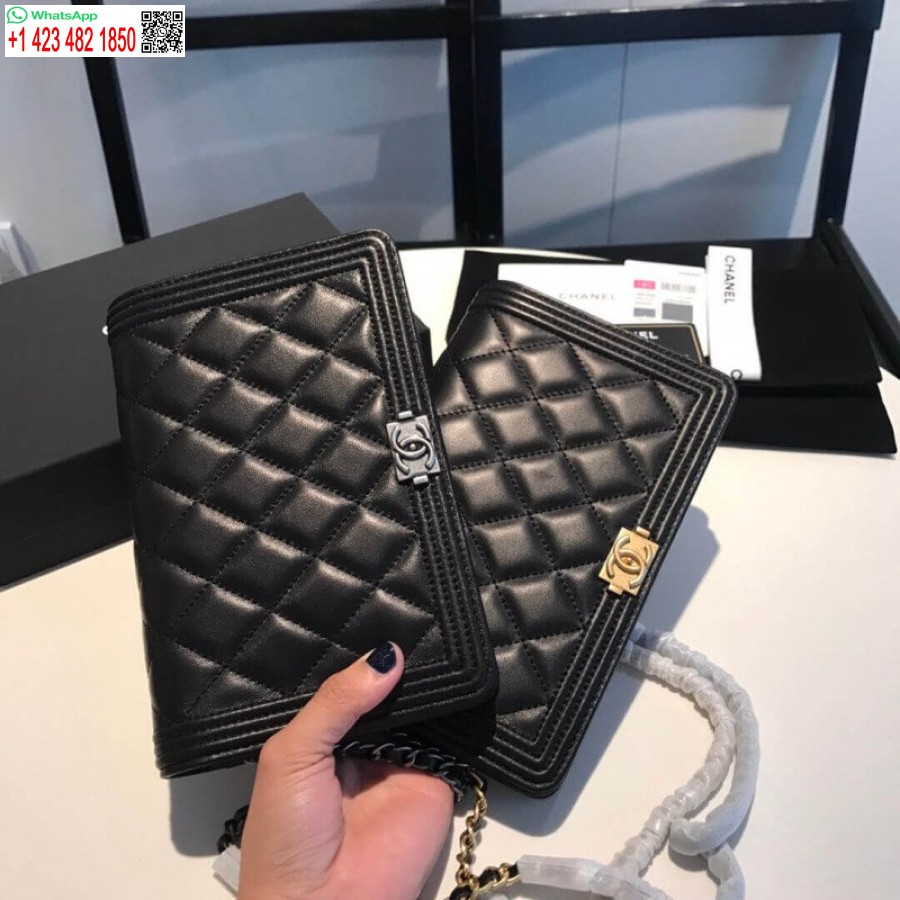 Réplique Chanel Meilleur Sac à Chaîne Leboy Woc En Cuir D'agneau Pas Cher 80287