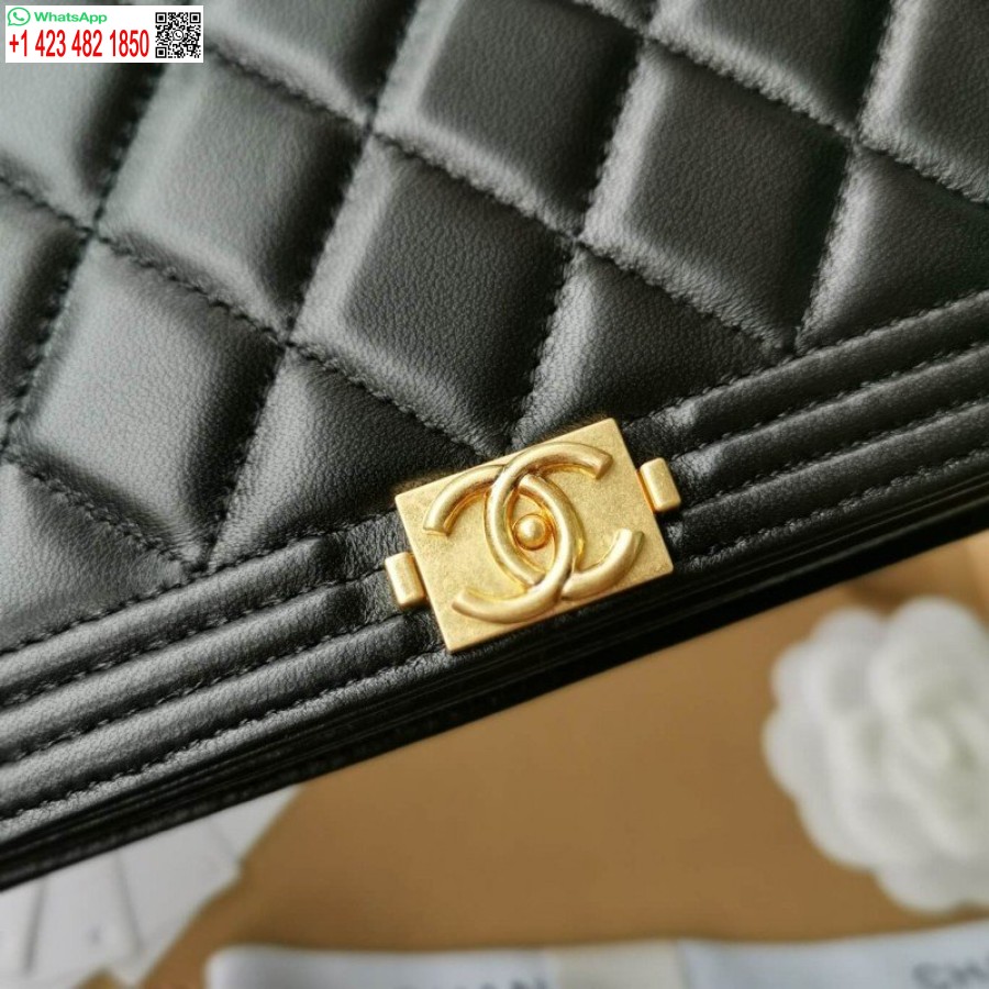 Réplique Chanel Meilleur Sac à Chaîne Leboy Woc En Cuir D'agneau Pas Cher 80287