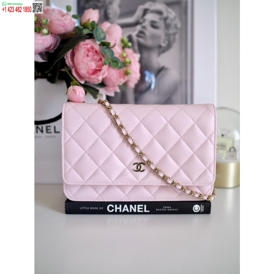 Replika Chanel Classic Najlepší Návrhár Peňaženky Na Reťazi Ap0250