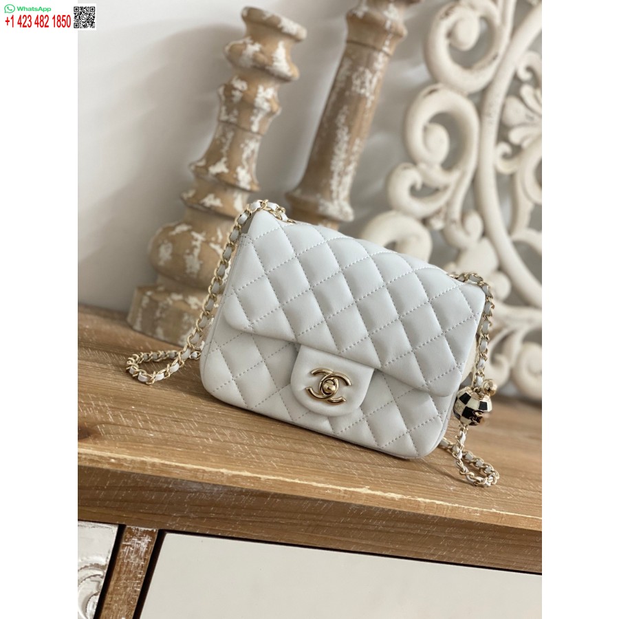 Replica Imitazione Chanel Cf 7 Star Mini 1786 Bianco