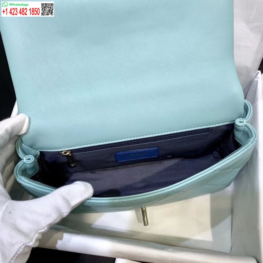 Bolsa Com Aba Chanel Réplica De Alta Qualidade Com Grande Corrente Bicolor Fashion As1353