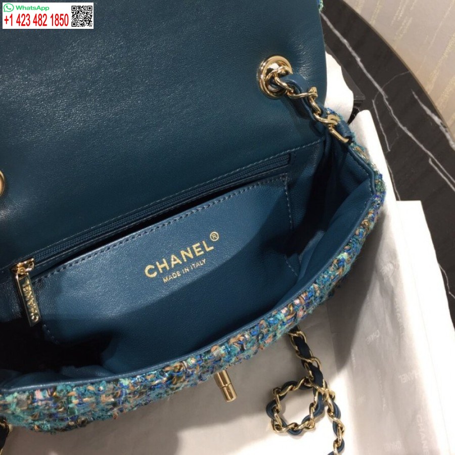 ρεπλίκα Chanel Tweed Mini Flap Uk τσάντα χονδρικής A69900
