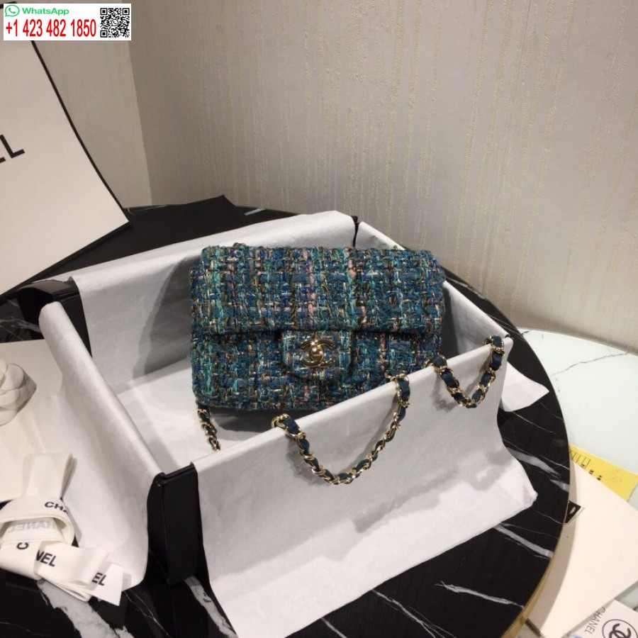 ρεπλίκα Chanel Tweed Mini Flap Uk τσάντα χονδρικής A69900