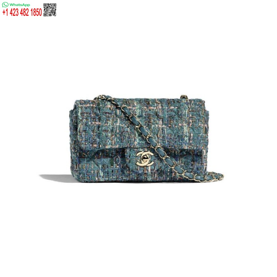 Borsa All'ingrosso Replica Chanel In Tweed Mini Patta Nel Regno Unito A69900