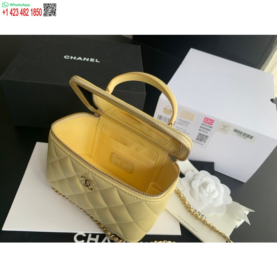 Replica Chanel 1:1 Specchio 22 Top Giallo Ap2199