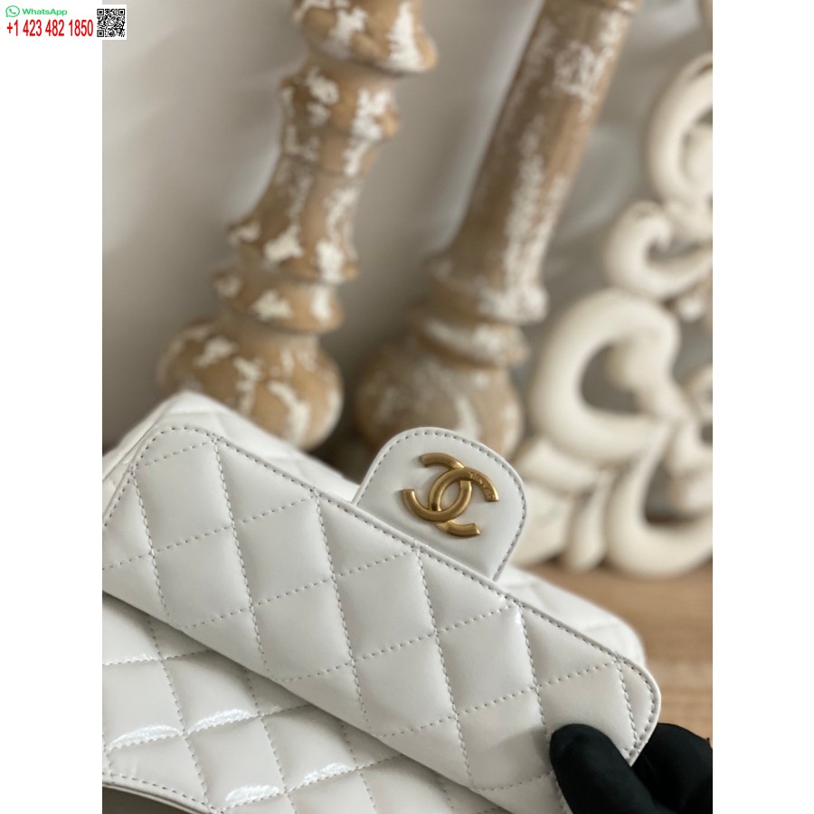 Replika Chanel Cf Mini Luxus 3690 Replika Biela