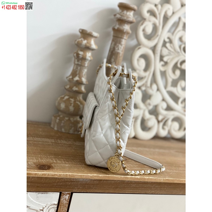 Replika Chanel Cf Mini Luxus 3690 Replika Biela