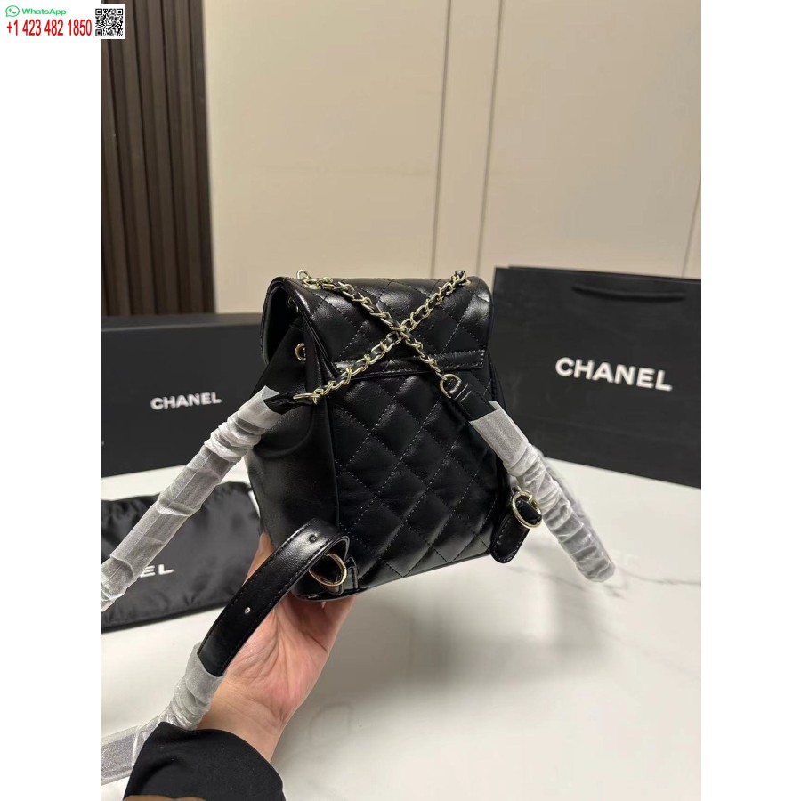 Replika 1:1 Spogulis Chanel 7 Zvaigznes Mini Duma Backpackas2908