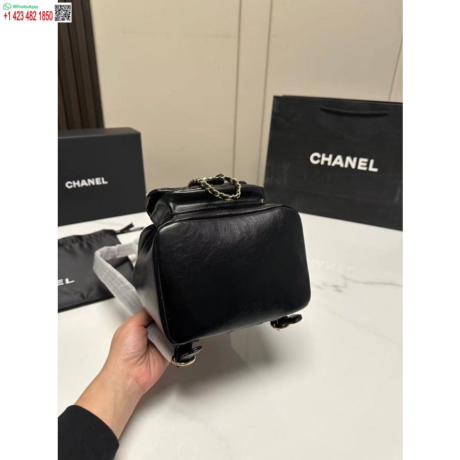 Replika 1:1 Spogulis Chanel 7 Zvaigznes Mini Duma Backpackas2908