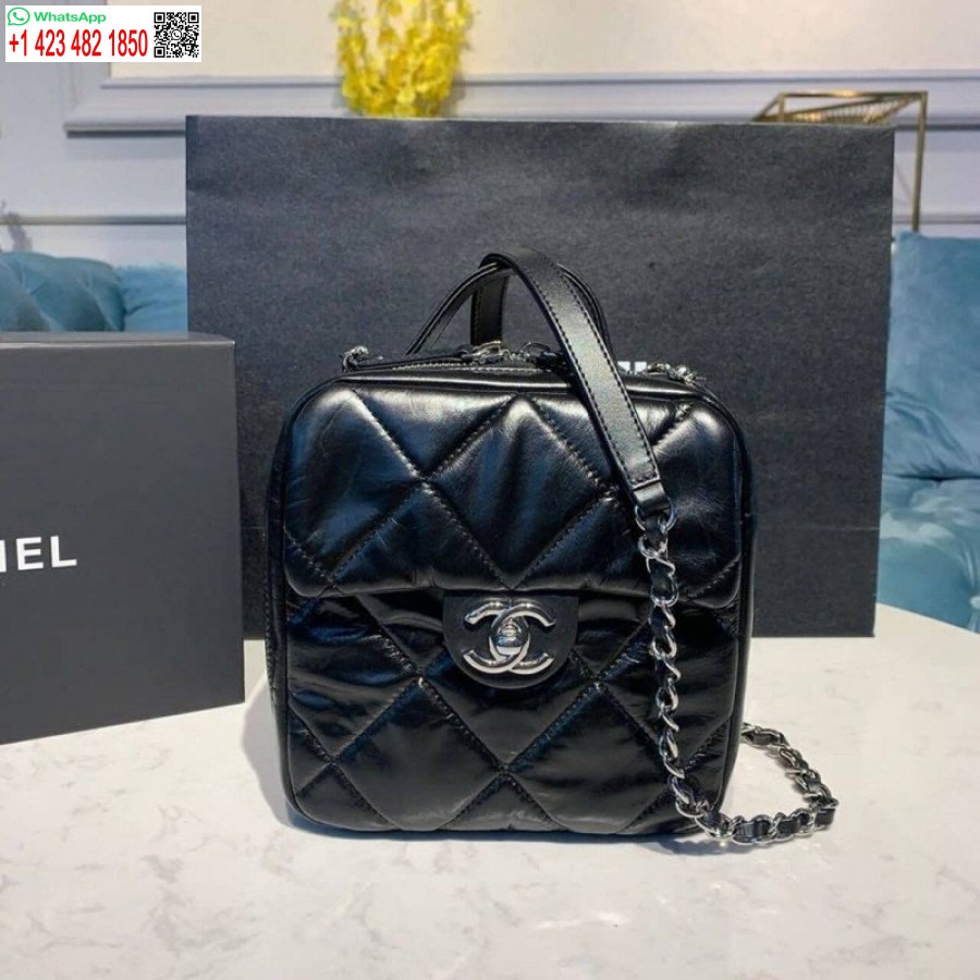 Vysoká Replika Uk Chanel Puzdro Na Fotoaparát Taška 18 Cm As1323