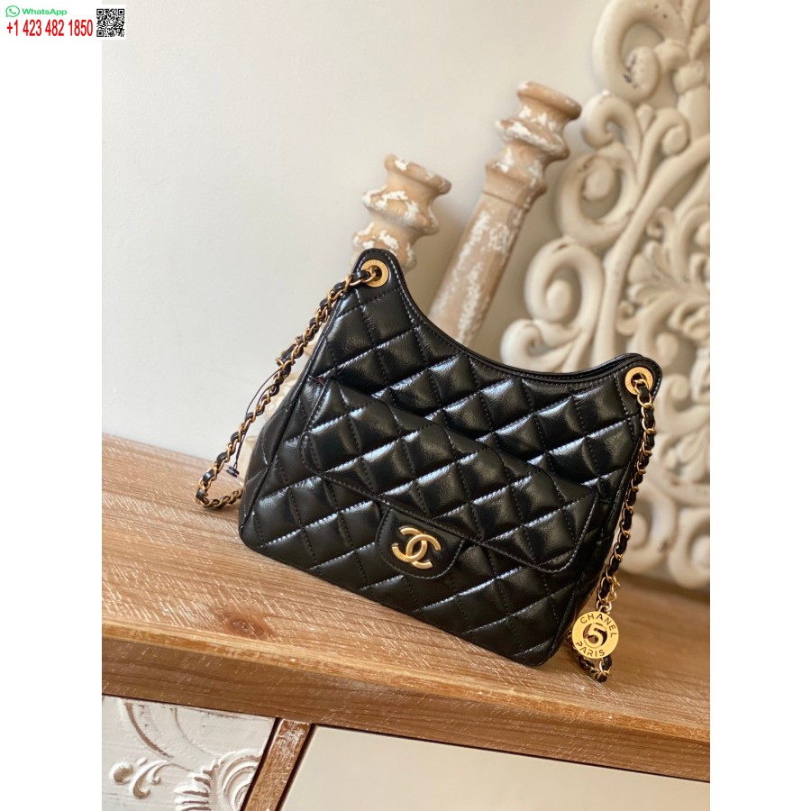 висока реплика на Chanel Cf Mini високо качество 3690 черно