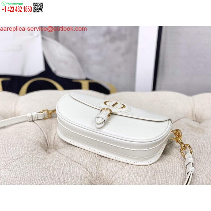 Replica Dior M9327 Dior Bobby Bag Ida Lääne Valge Kast Vasikanahk