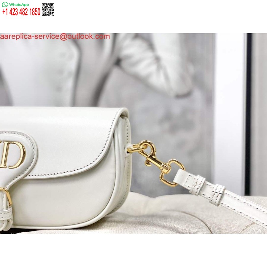 Replica Dior M9327 Dior Bobby Bag Ida Lääne Valge Kast Vasikanahk