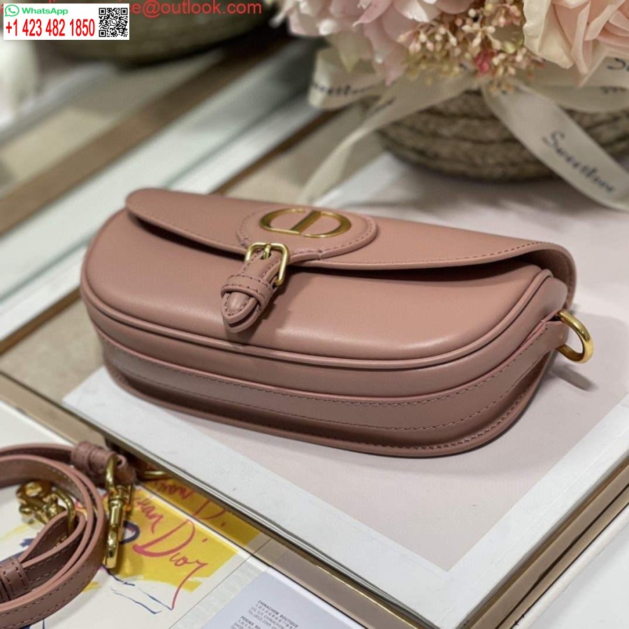 Replika Dior M9327 Dior Bobby Bag East West Pink Box Teletina