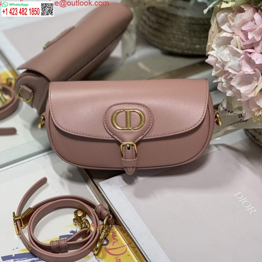 Replika Dior M9327 Dior Bobby Bag East West Pink Box Teletina