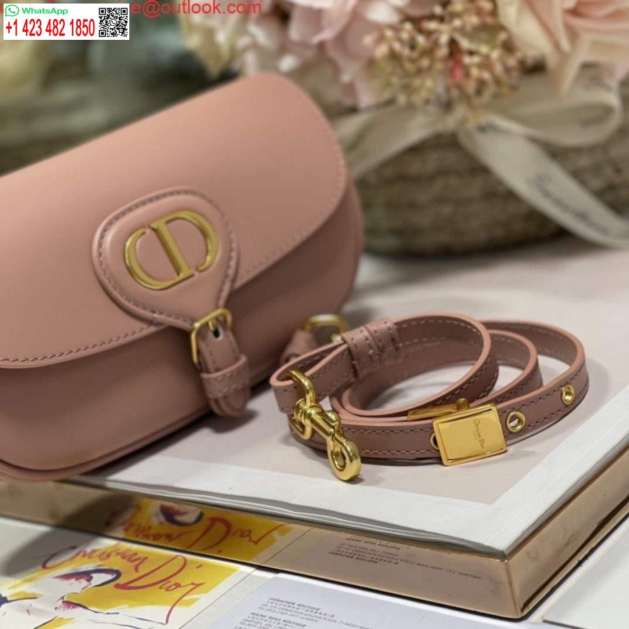 Replika Dior M9327 Dior Bobby Bag East West Pink Box Teletina