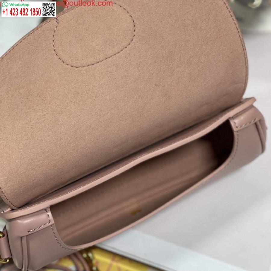 Replika Dior M9327 Dior Bobby Bag East West Pink Box Teletina