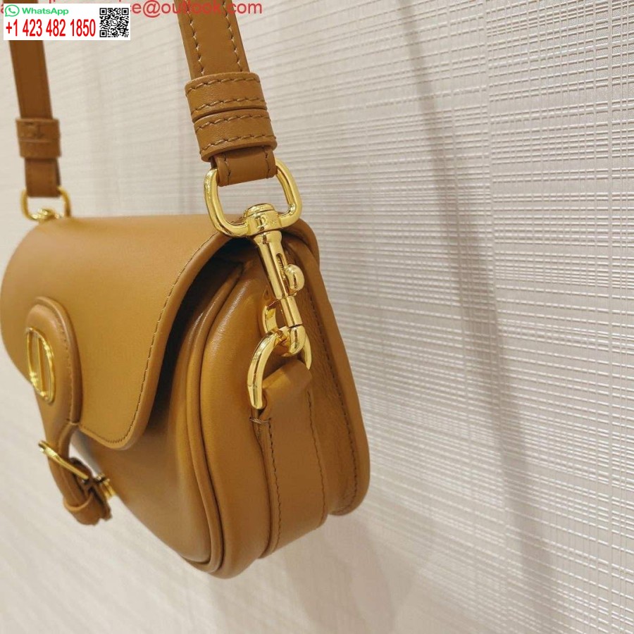 Replica Dior M9327 Borsa Dior Bobby East West Scatola Marrone In Pelle Di Vitello