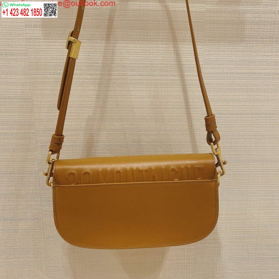 Replica Dior M9327 Borsa Dior Bobby East West Scatola Marrone In Pelle Di Vitello