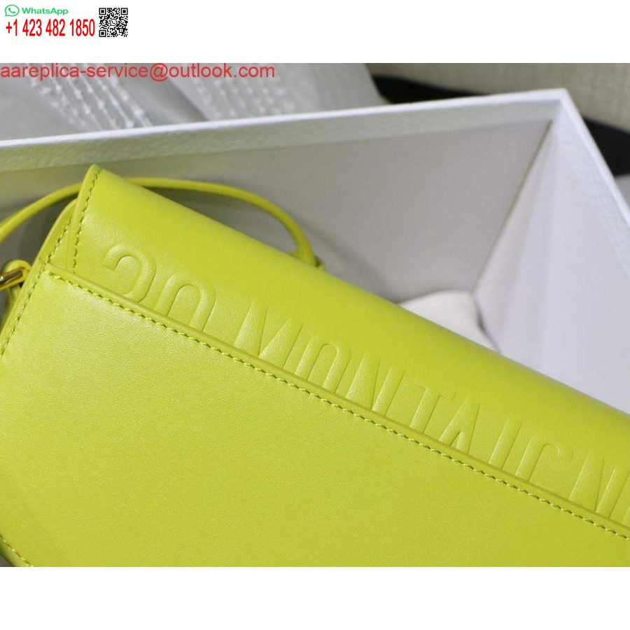 Replica Dior M9327 Dior Bobby Bag East West Box Blauzdos Geltona