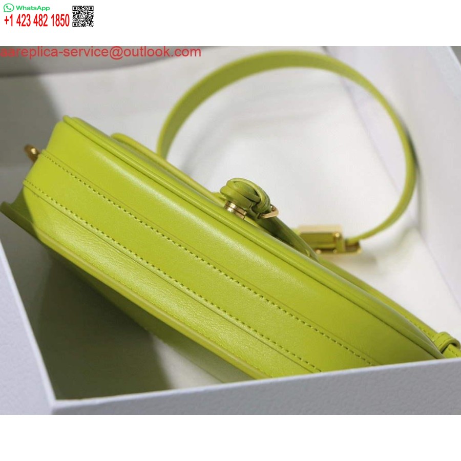 Replica Dior M9327 Dior Bobby Bag East West Box Blauzdos Geltona