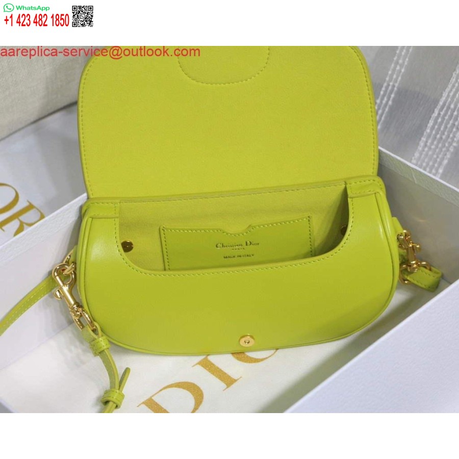 Replica Dior M9327 Dior Bobby Bag East West Box Blauzdos Geltona