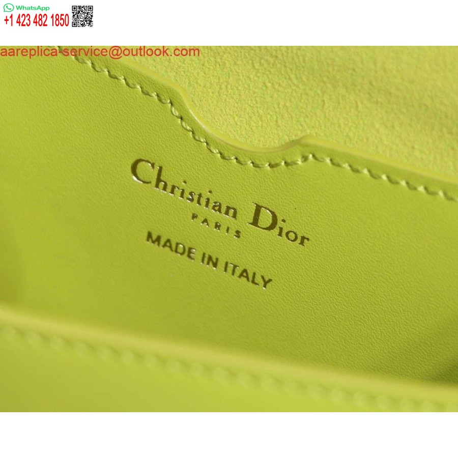 Replica Dior M9327 Dior Bobby Bag East West Box Blauzdos Geltona