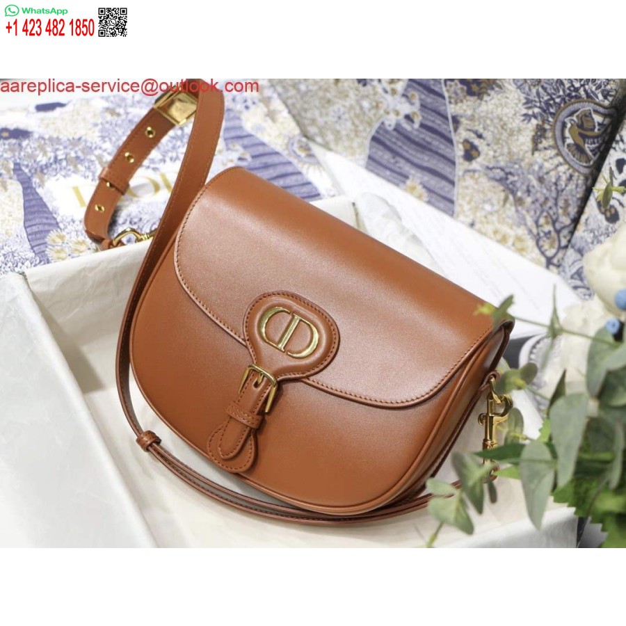 Replica Dior M9319 Medium Dior Bobi Kott Pruun Kasti Vasikanahk