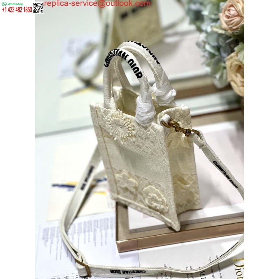 Replica Dior S5555 Mini Dior Raamatukott Telefonikott Beež Pitslilled S1109