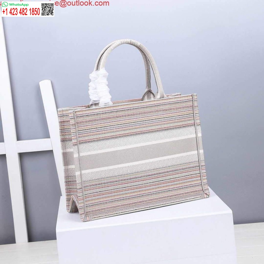 Replica Dior M1286 Dior Boekentas Met Klein Roze Borduursel Met D-strepen