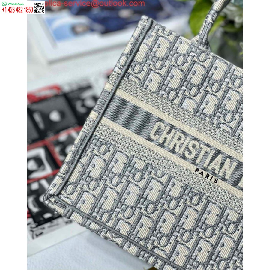Replika Dior Torbica Za Knjige M1265 Mali Dior Kosi Vez Siva
