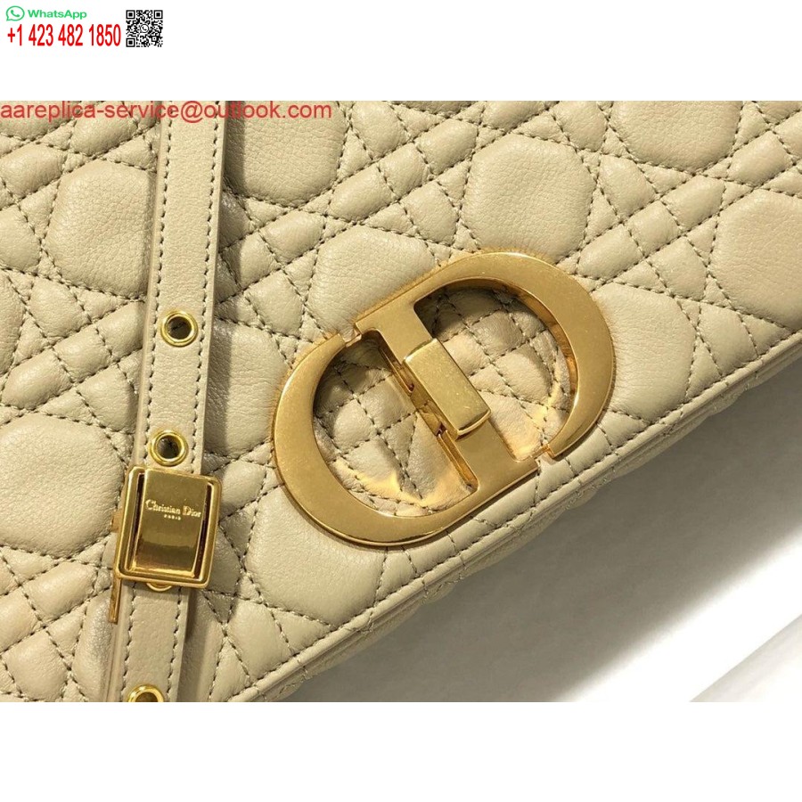 Replica Dior M9243 Grande Borsa Caro In Pelle Di Vitello Albicocca