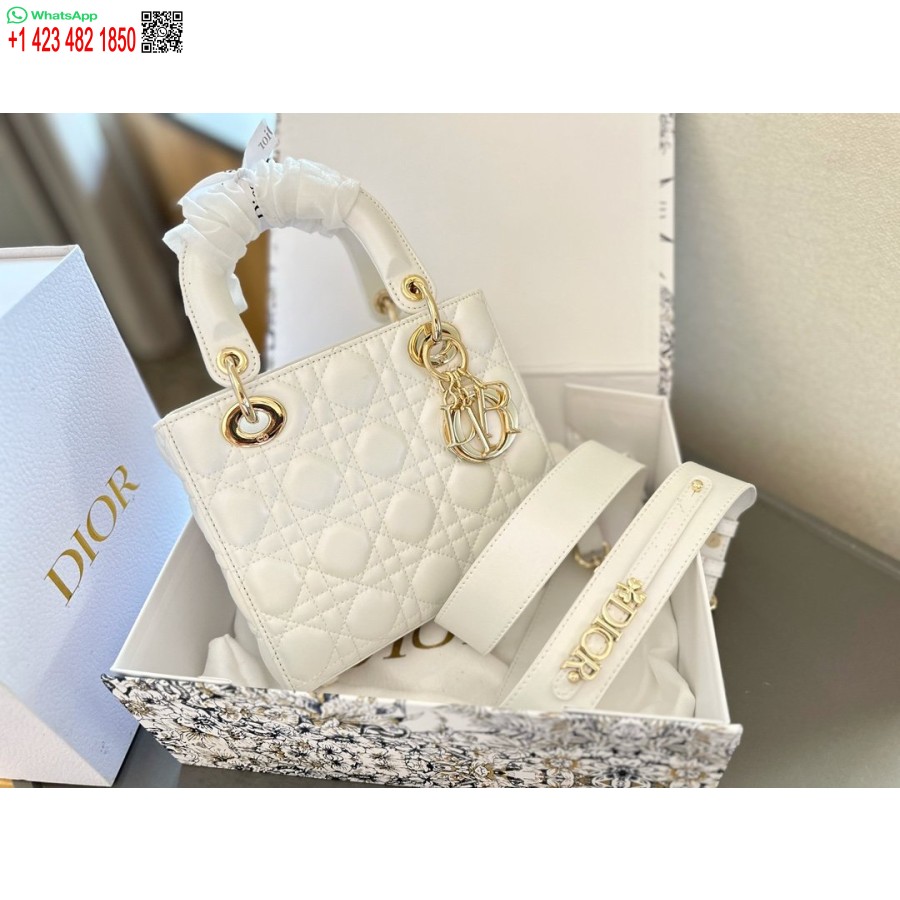 Nieuwe Collectie Dior Prinses Anna Draagtas Witte Handtas