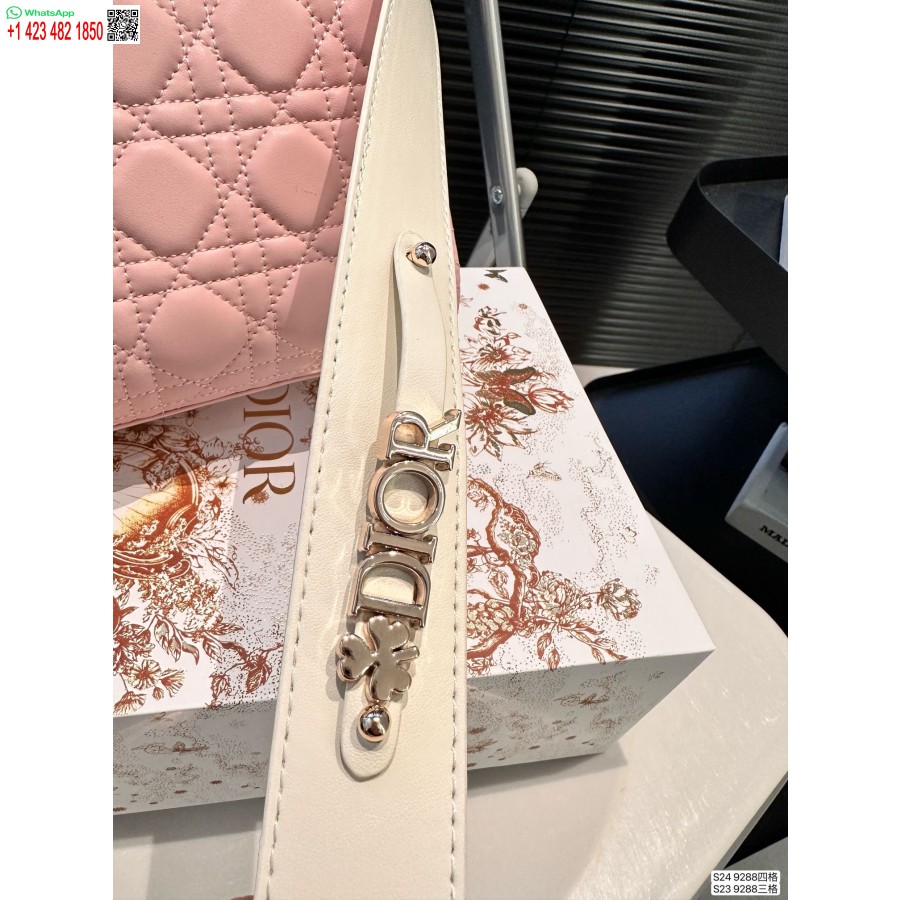 2024 M. Dior Princesė Anna Rankinė Rožinė Rankinė