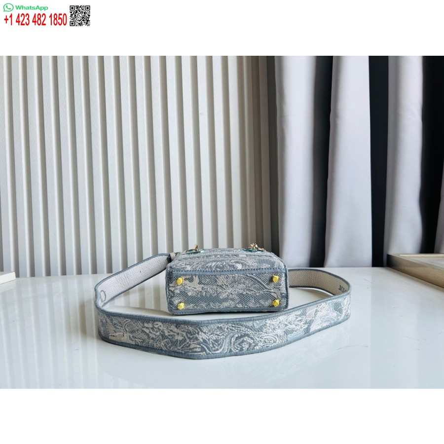 2024 Dior Printsess Anna Kandekott Taevasinise Hirve Tikandiga Käekott