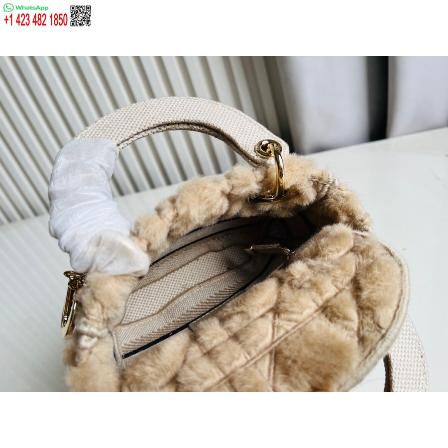 2024 Dior Princess Anna Tote Bag  Deer embroidery Handbag