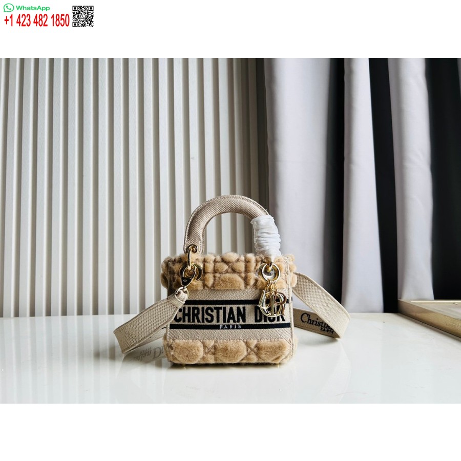 2024 Dior Princess Anna Tote Bag  Deer embroidery Handbag