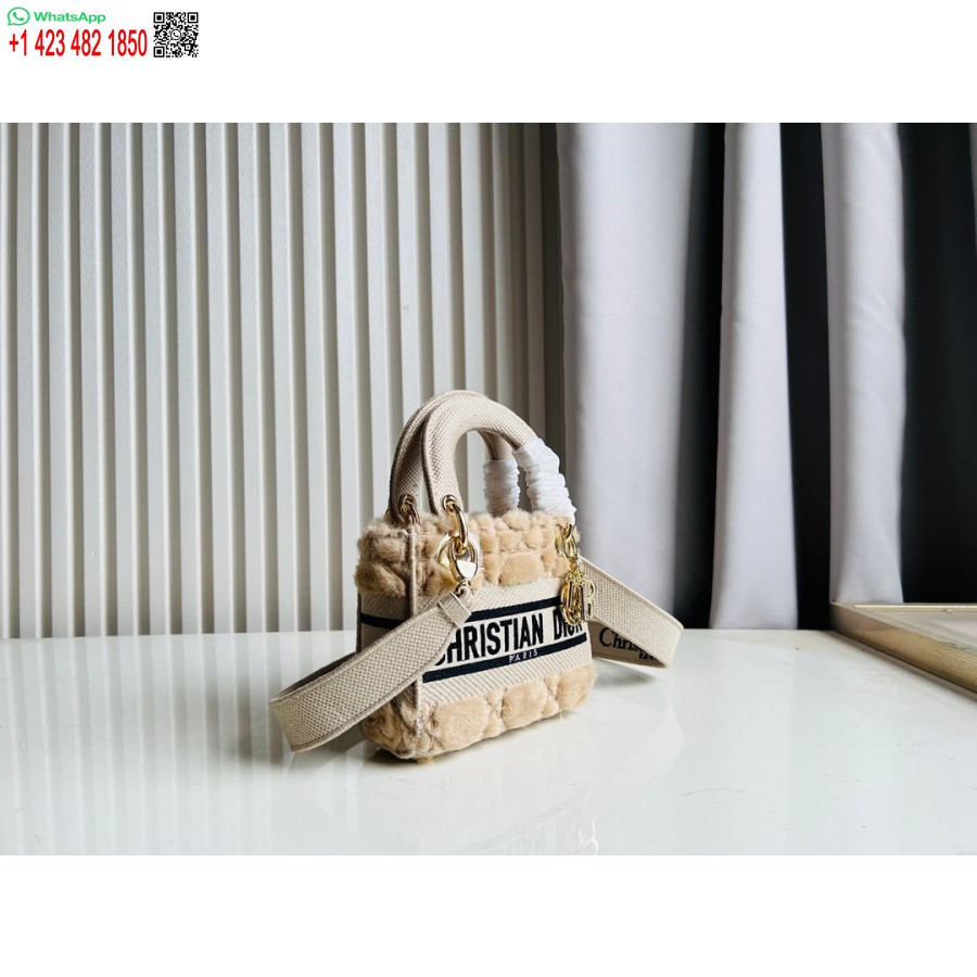 2024 Dior Princess Anna Tote Bag  Deer embroidery Handbag