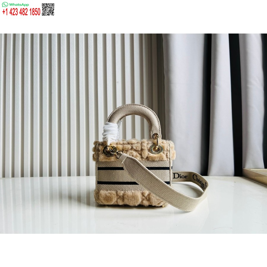 2024 Dior Princess Anna Tote Bag  Deer embroidery Handbag