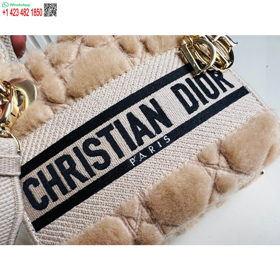 2024 Dior Princess Anna Tote Bag  Deer embroidery Handbag