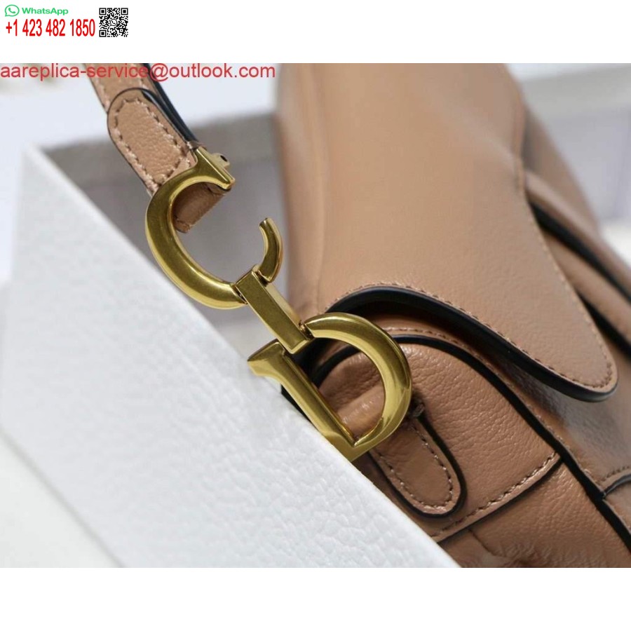 Replica Dior M6008 Laukku Satula Super Mini Laukku Lehmännahkainen Nahka Vaaleanpunainen