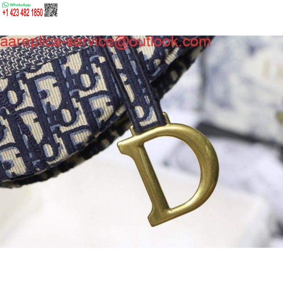 Replica Dior M0446 Zadel Dior Schuine Buidelriem M928 Marineblauw