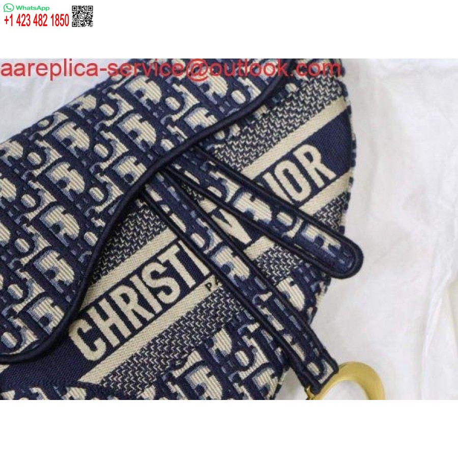 Replica Dior M0446 Zadel Dior Schuine Buidelriem M928 Marineblauw