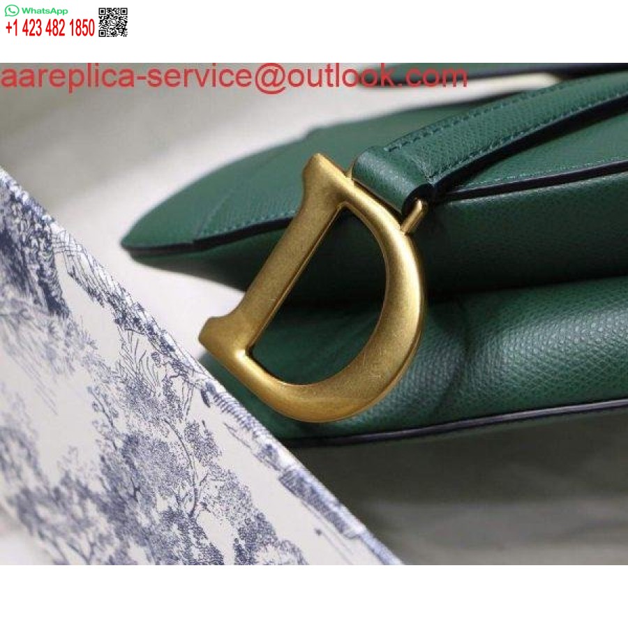 Kopi Dior M0446 Dior Salveske M0447 Grønnkornet Kalveskinn