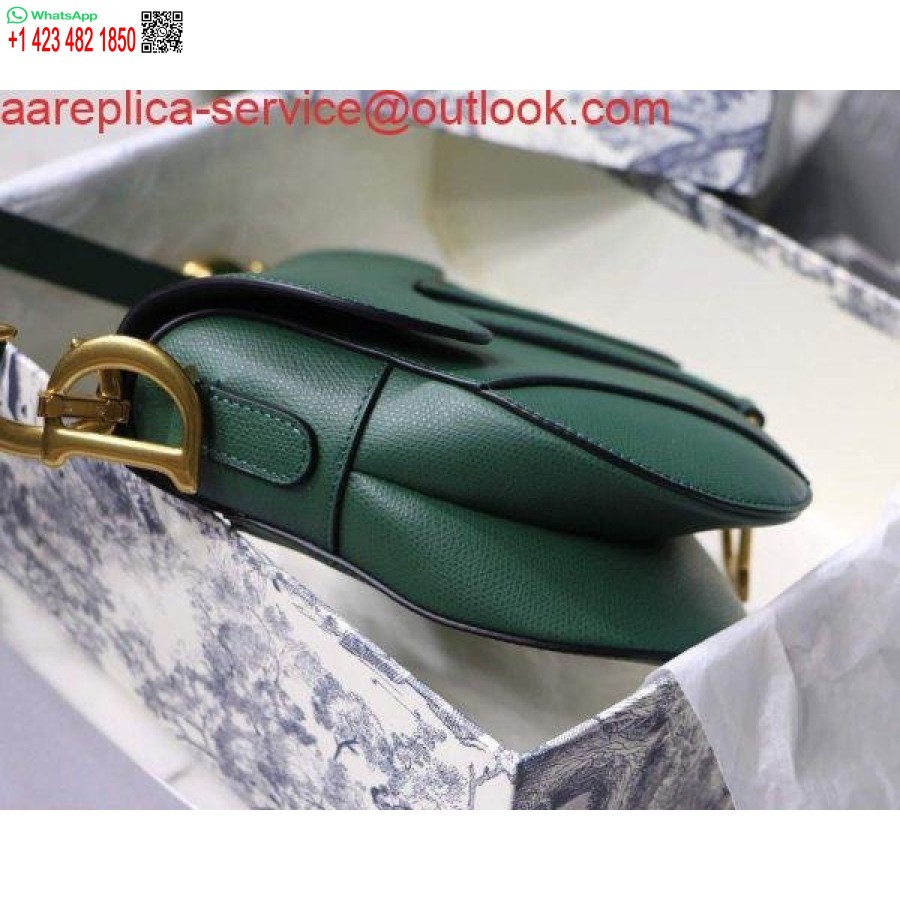 Kopi Dior M0446 Dior Salveske M0447 Grønnkornet Kalveskinn