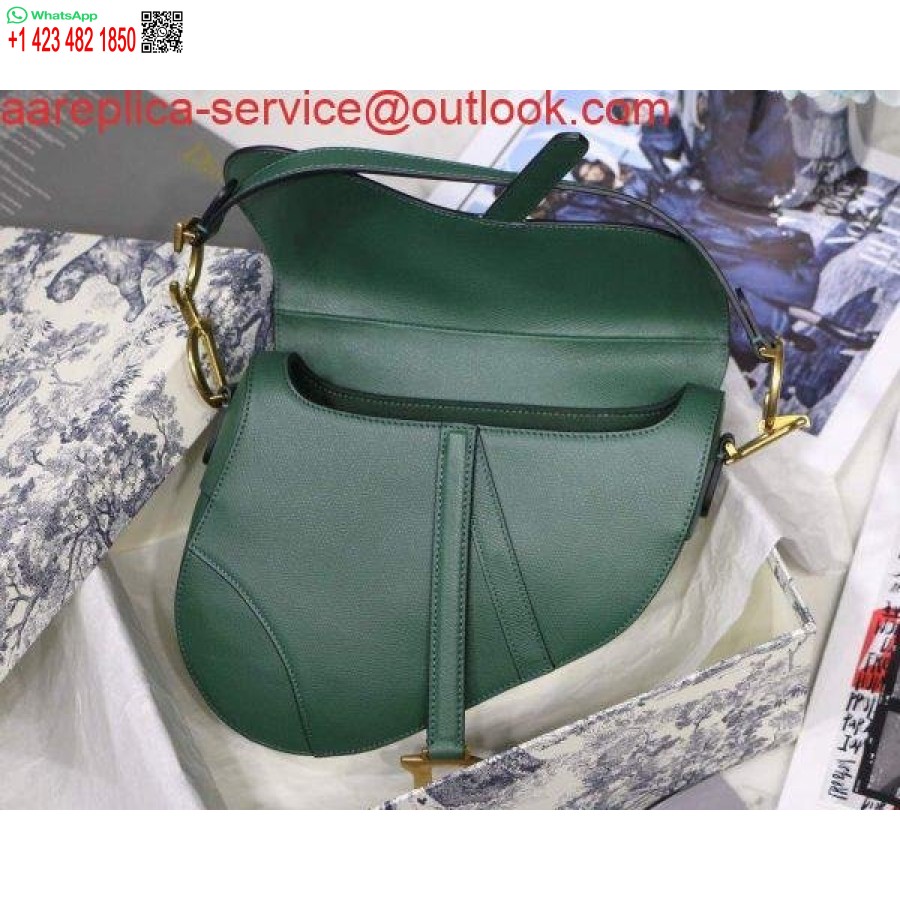 Kopi Dior M0446 Dior Salveske M0447 Grønnkornet Kalveskinn