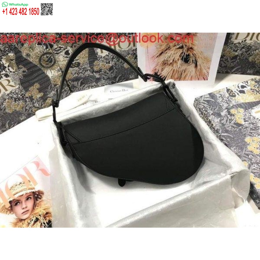 Replica Dior M0446 Dior Zadeltas M0447 Zwart Ultramat Kalfsleer