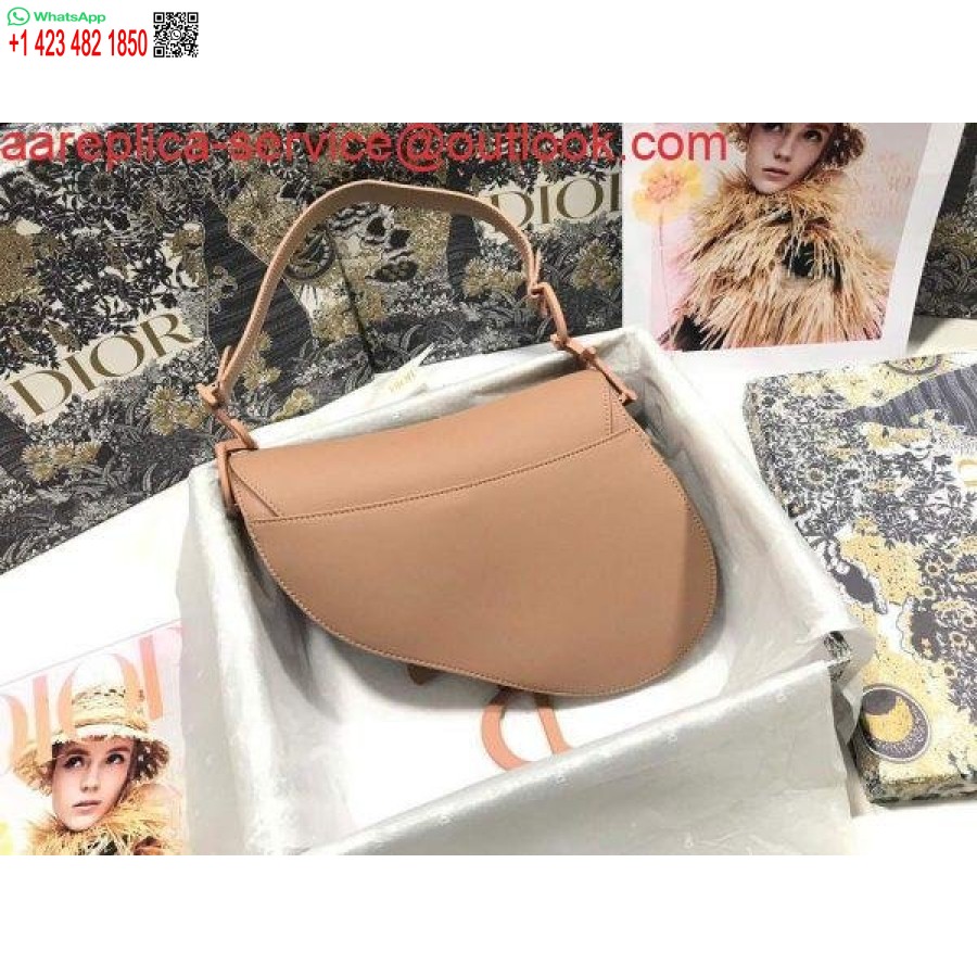 Replica Dior M0446 Dior Zadeltas M0447 Abrikoos Generfd Kalfsleer Met Abrikozen Hardware