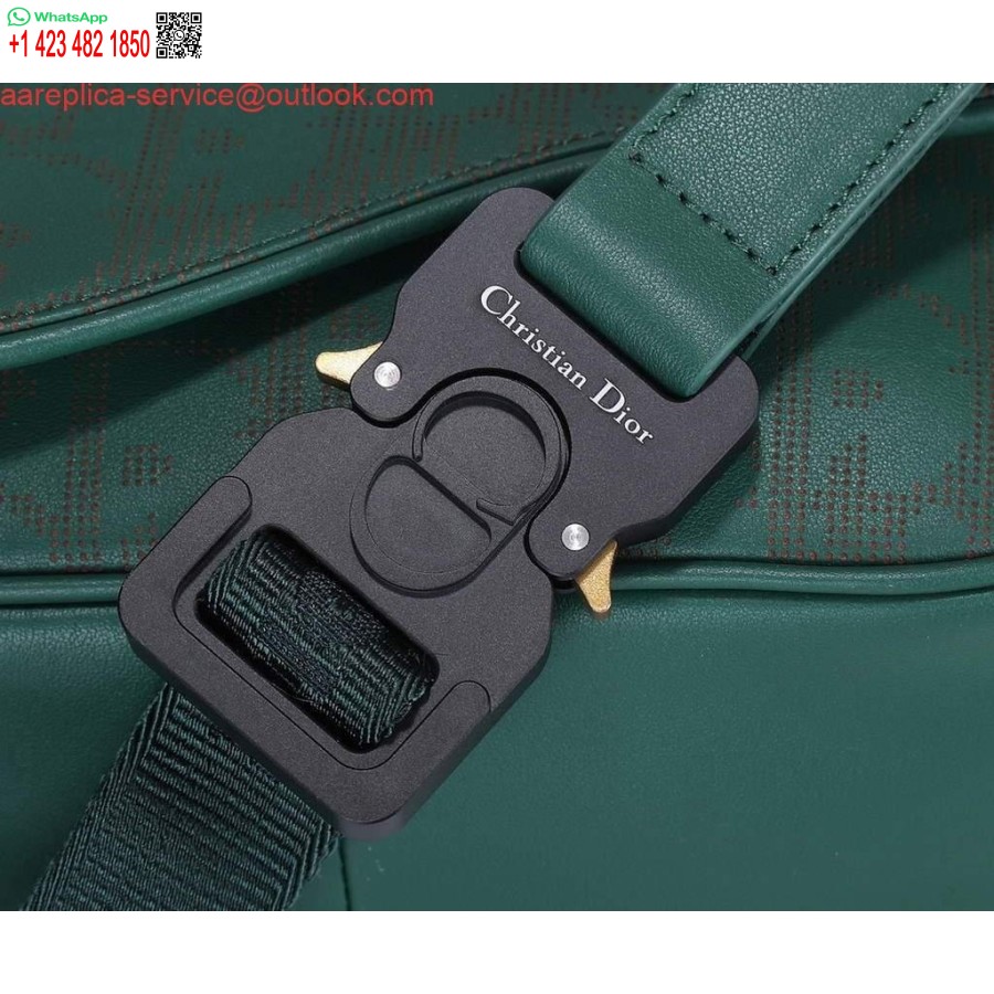 Réplica Dior 1adpo223 Riñonera Cuero Verde